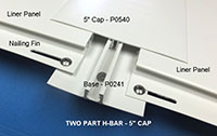 Two Part H-Bar 5in Cap